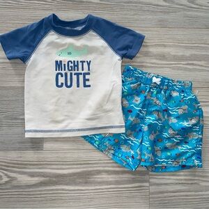 Baby Boy Swimsuit Set Carter’s & Healthtex 6 Months